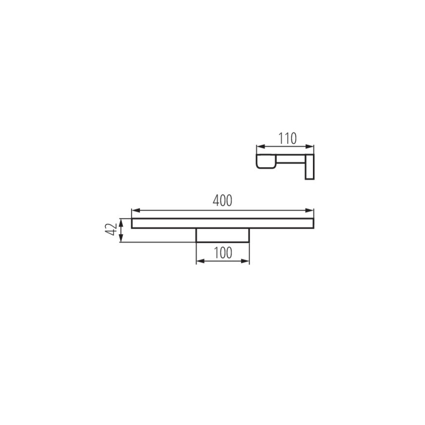 Kanlux 26680 - LED Badrum spegelbelysning ASTEN LED/8W/230V IP44