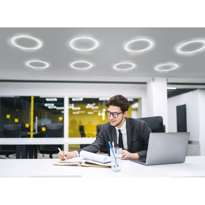 LED Infälld ram AVAR LED/40W/230V 4000K diameter 59 cm