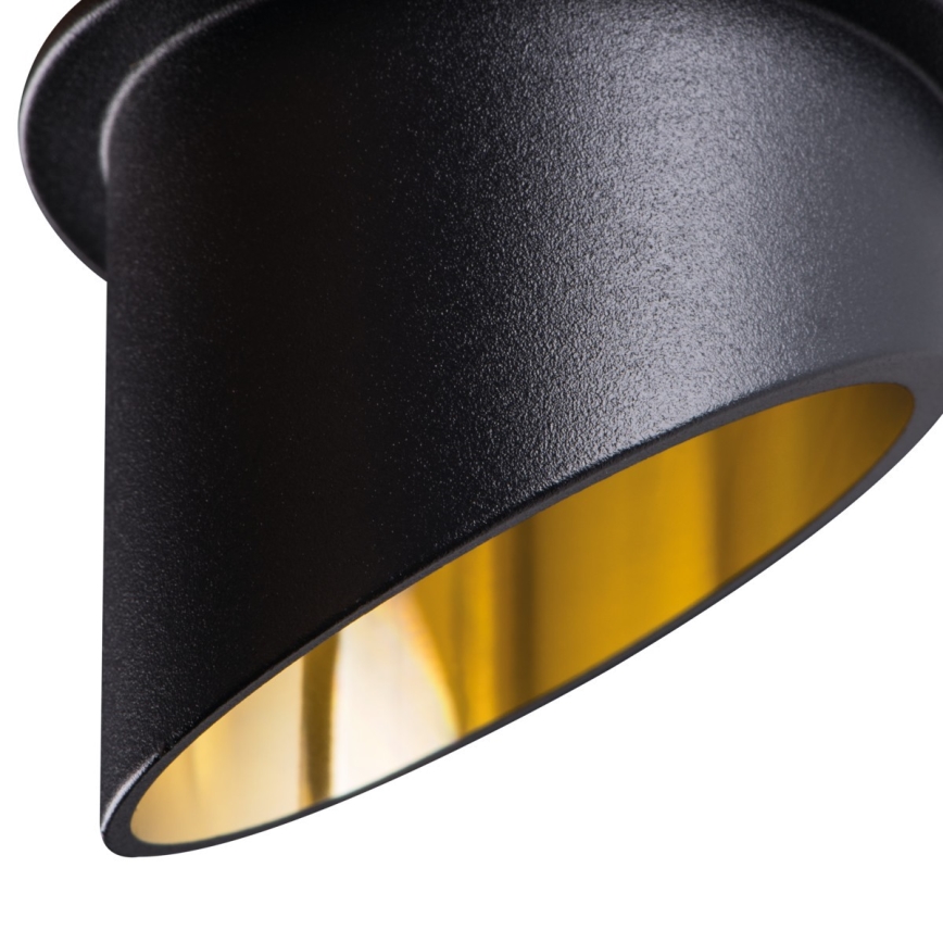 Infälld spotlight SPAG GU10/35W svart/guld