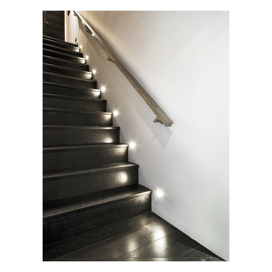 Kanlux 27370 - LED Trappljus APUS med sensor LED/0,8W/12V 3000K