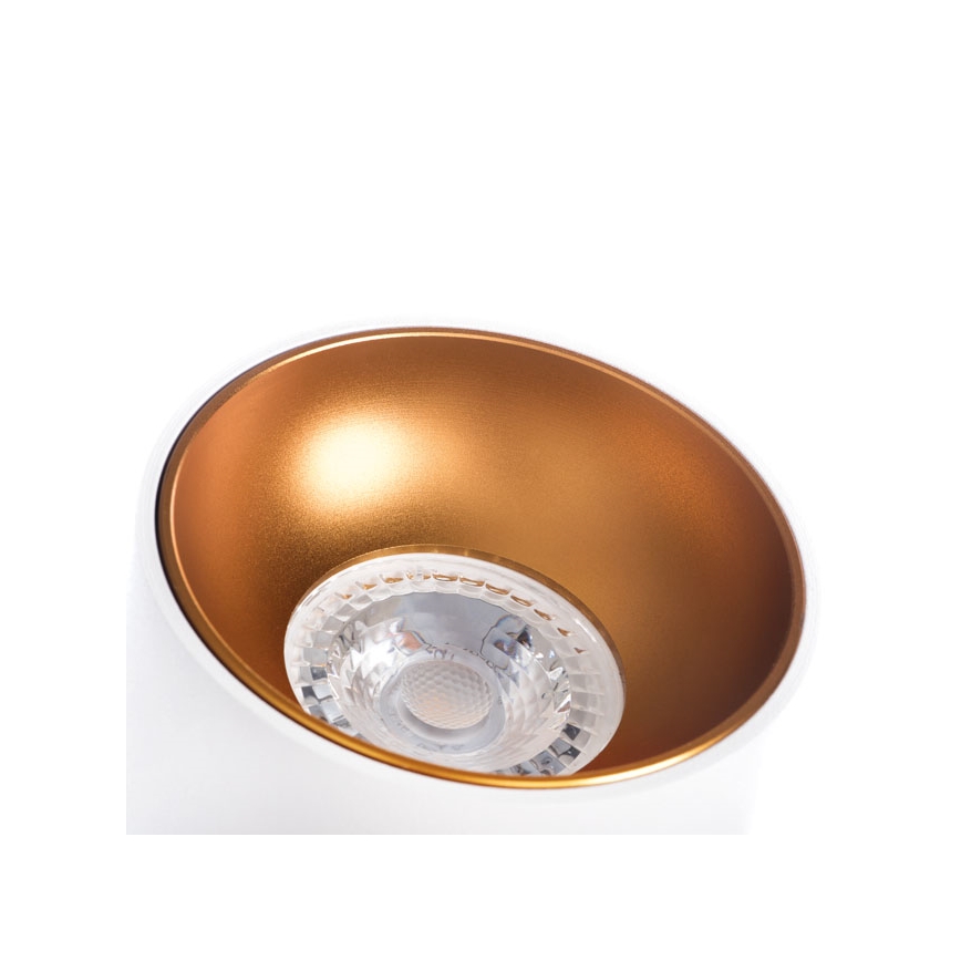 Spotlight RITI 1xGU10/10W/230V vit/guld