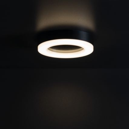 LED taklampa för utomhusbruk TURA LED/15W/230V 4000K IP54 svart