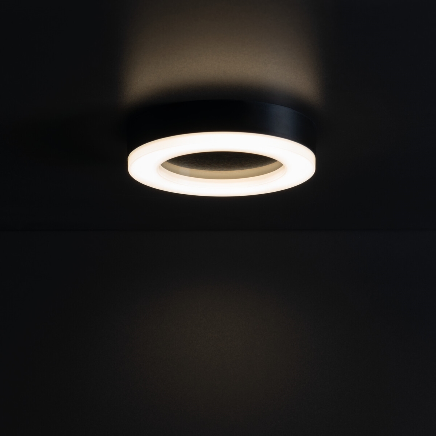 LED taklampa för utomhusbruk TURA LED/15W/230V 4000K IP54 svart
