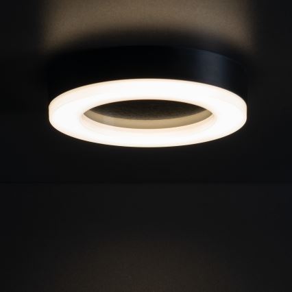 LED taklampa för utomhusbruk TURA LED/24W/230V 4000K IP54 svart