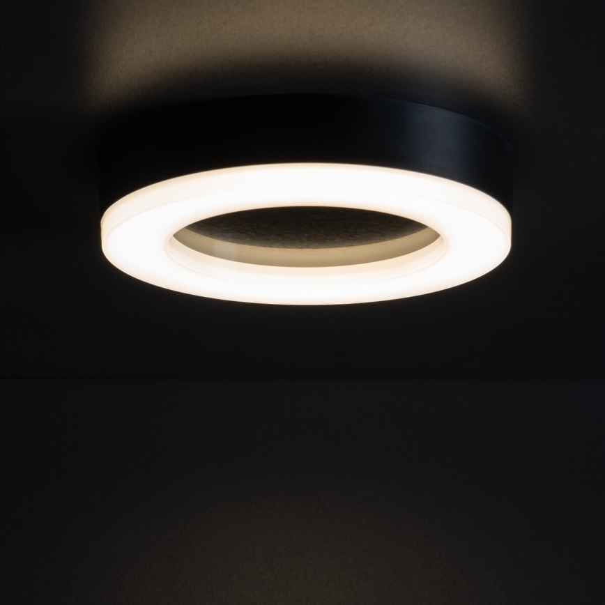 LED taklampa för utomhusbruk TURA LED/24W/230V 4000K IP54 svart