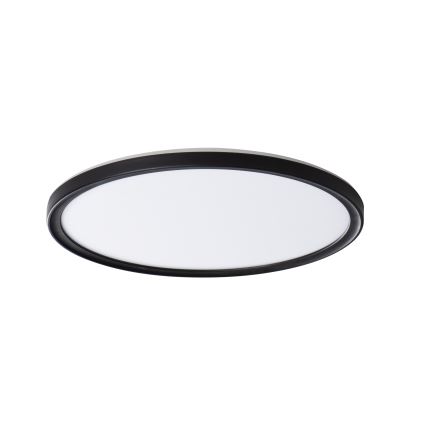 LED taklampa för badrum AZPO LED/18,5W/230V diameter 29 cm IP54 svart