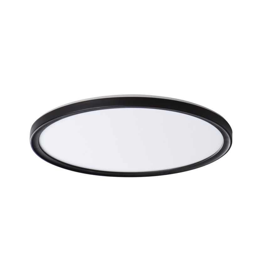 LED taklampa för badrum AZPO LED/18,5W/230V diameter 29 cm IP54 svart