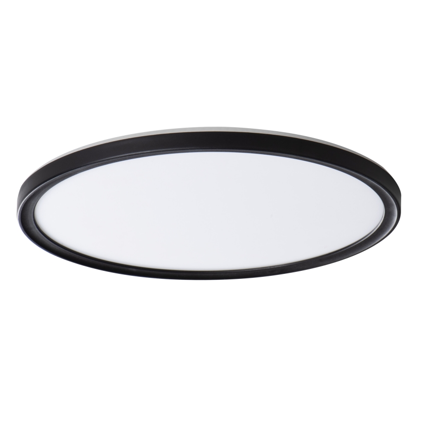 LED taklampa för badrum AZPO LED/22W/230V diameter 42 cm IP54 svart