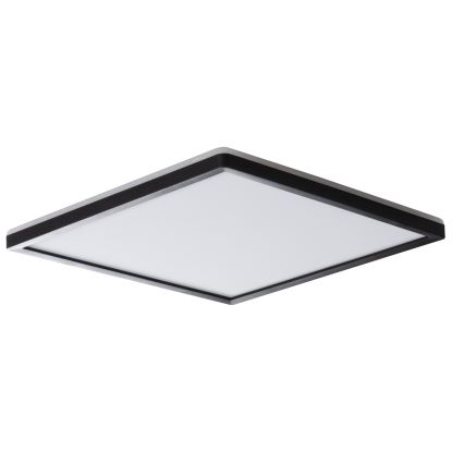 LED taklampa för badrum AZPO LED/22W/230V 42x42 cm IP54 svart