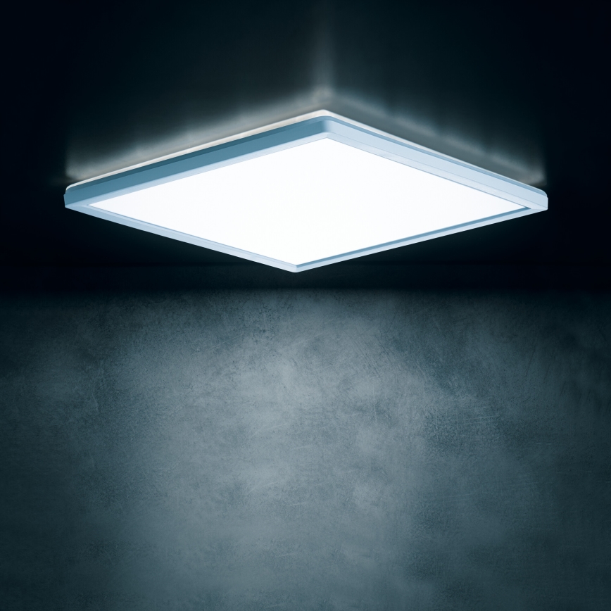 LED taklampa AZPO LED/22W/230V 3000/4000/6000K 42x42 cm IP54 vit