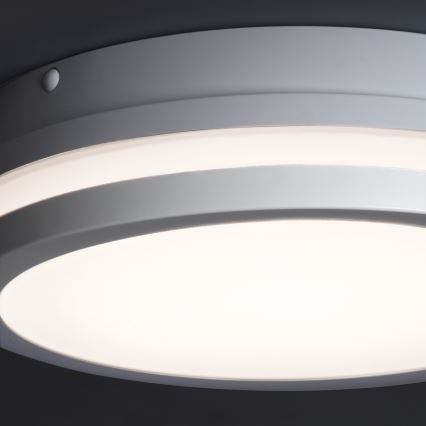 Kanlux 32944 - LED Utomhus Takbelysning med sensor BENO LED/18W/230V 4000K vit IP54