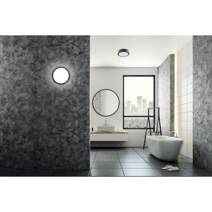 Utomhus LED lampa med sensor  BENO LED/18W/230V 4000K antracit  IP54