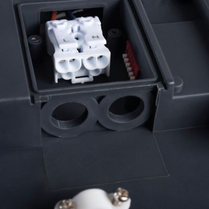 Utomhus LED lampa med sensor  BENO LED/18W/230V 4000K antracit  IP54