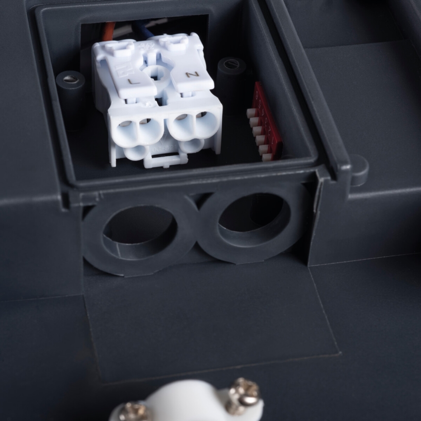Utomhus LED lampa med sensor  BENO LED/18W/230V 4000K antracit  IP54