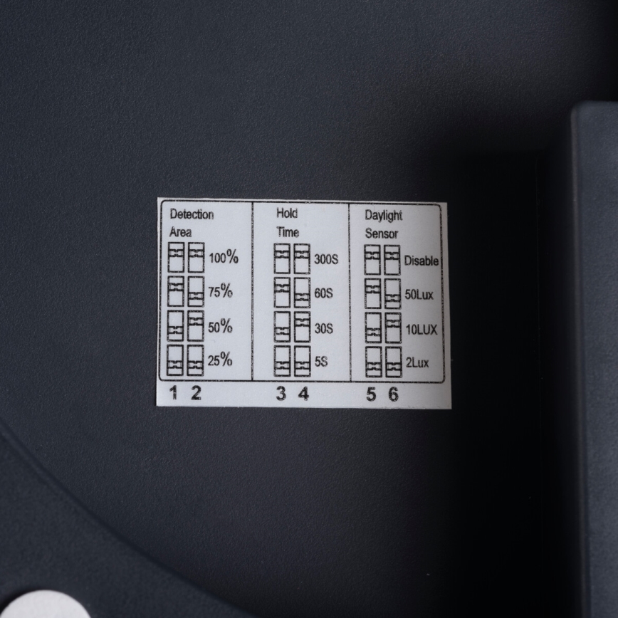 LED belysning med sensor för utomhusbruk BENO LED/18W/230V 4000K IP54 antracit