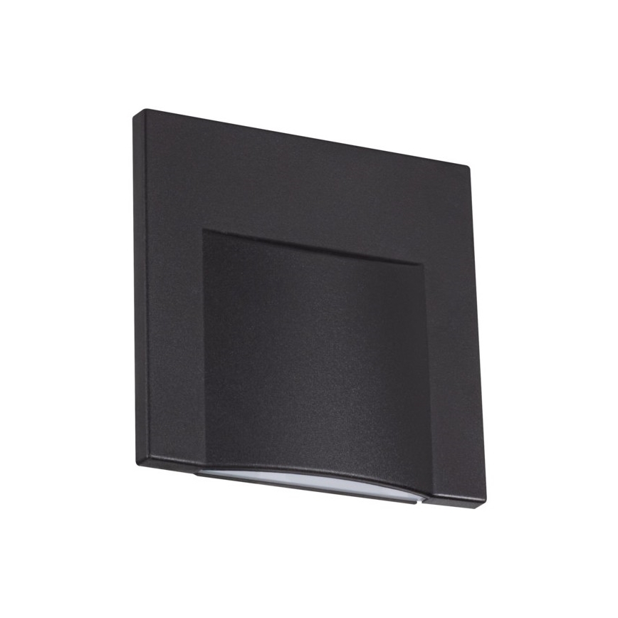 LED trappljus  ERINUS LED/0,8W/12V 4000K svart 