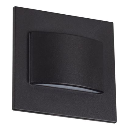 LED trappljus  ERINUS LED/1,5W/12V 3000K svart 