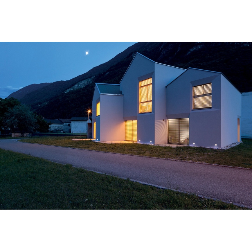 LED Inbygd lampa  GLASI LED/3W/230V 3000K IP44 vit