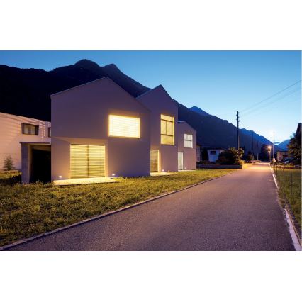 LED Inbygd lampa  GLASI LED/3W/230V 4000K IP44 svart