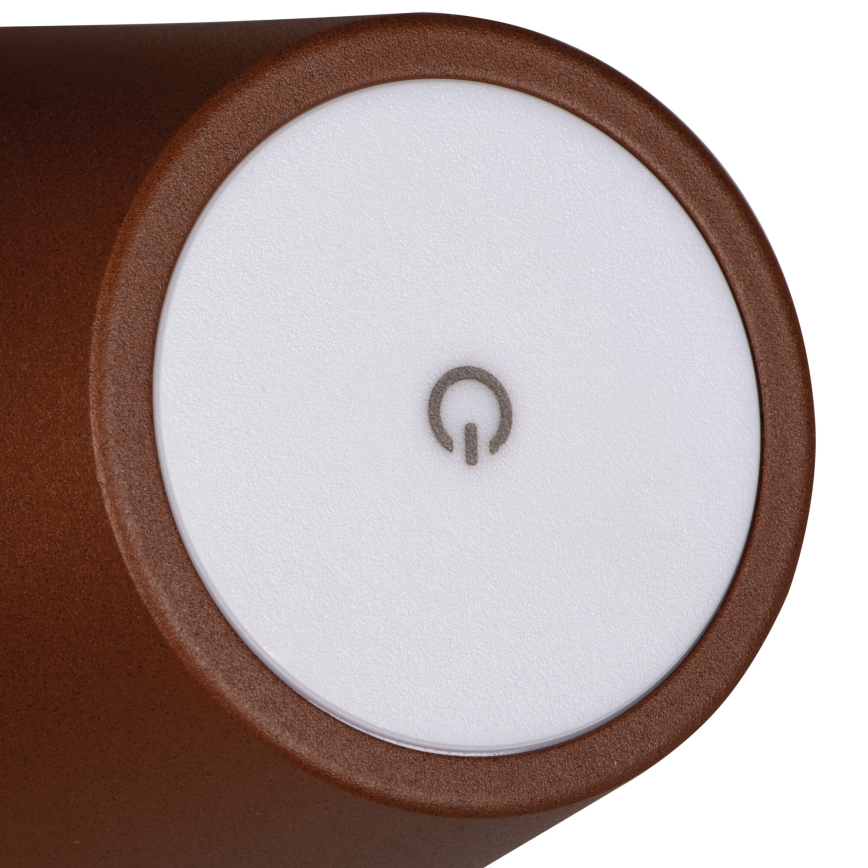 LED Ljusreglerad uppladdningsbar bordslampa INITA LED/1,2W/1800 mAh IP54 brun