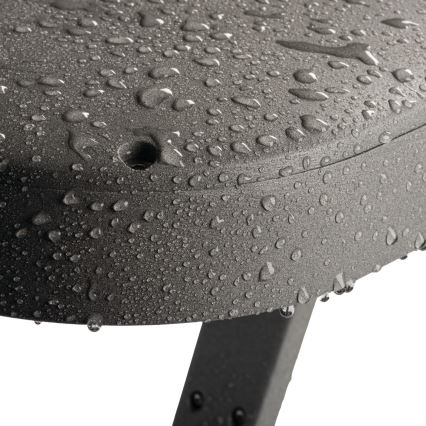 LED gatulampa PARCOLI LED/30/40/50W/230V 3000/4000/6500K IP66 grå