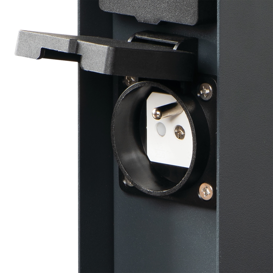 Kolumn med eluttag för utomhusbruk DASTO 2Z Type E 230V IP44 antracit