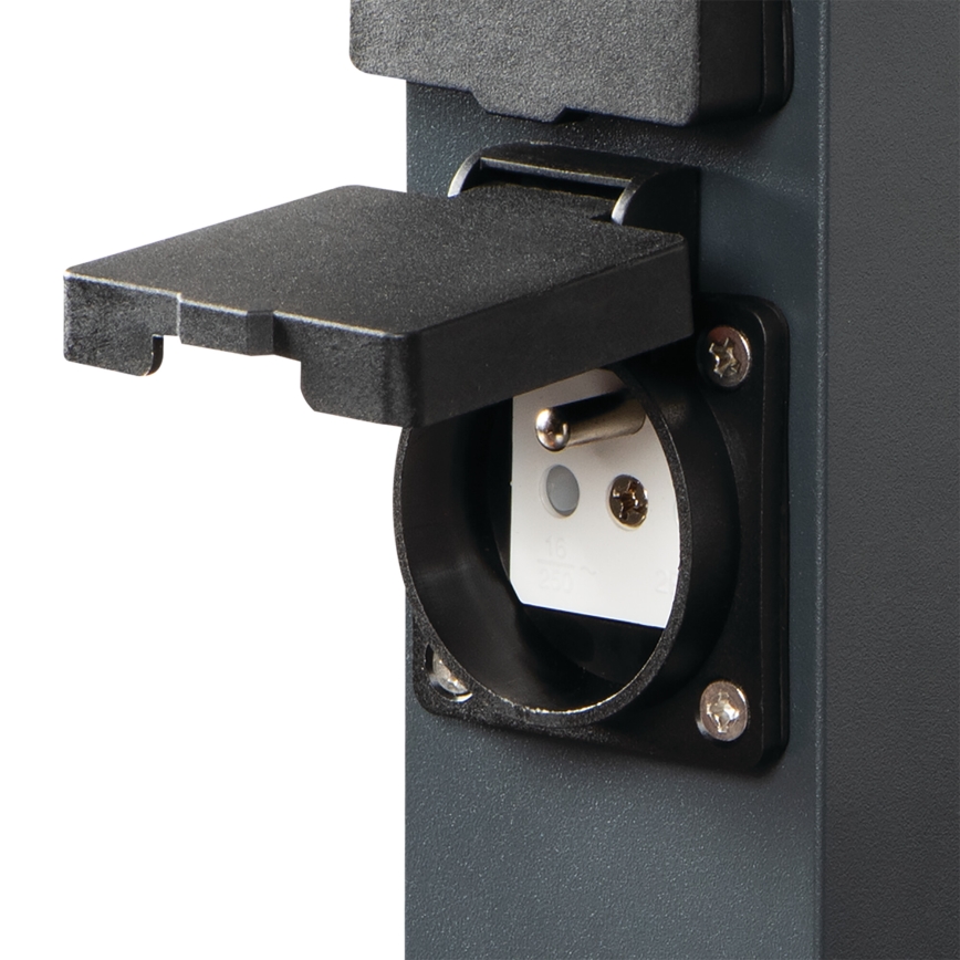 Kolumn med eluttag för utomhusbruk NASTO 2Z Type E 230V IP44 antracit
