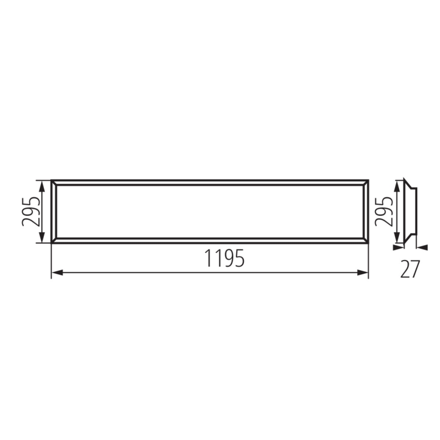 LED upphängd takpanel BLINGO LED/34W/230V 120x30 cm UGR&lt;16