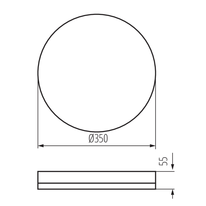 LED arbetsvägglampa med rörelsedetektor IPER LED/35W/230V IK10 IP65 rund vit
