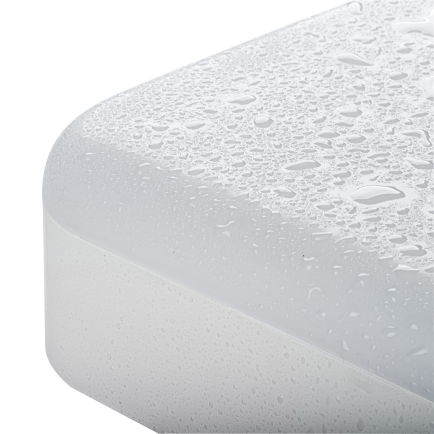 LED arbetsvägglampa med rörelsedetektor IPER LED/26W/230V IK10 IP65 vinklat vit