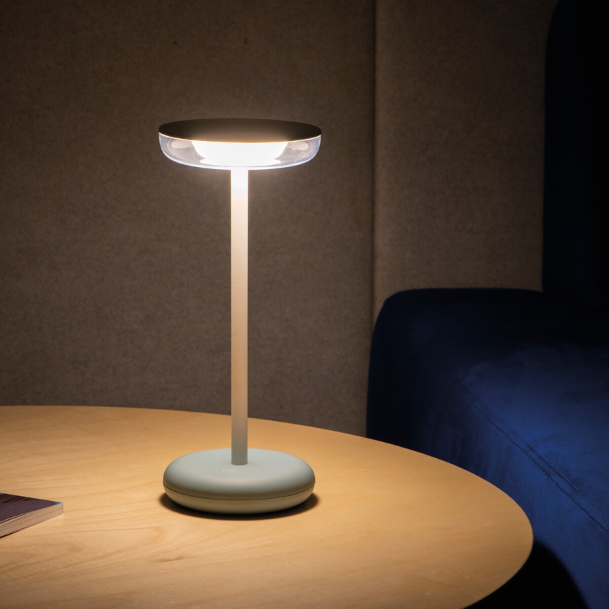 Kanlux 37312 - LED Ljusreglerad rechargeable lampa FLUXY LED/1,7W/1800 mAh IP44 blå