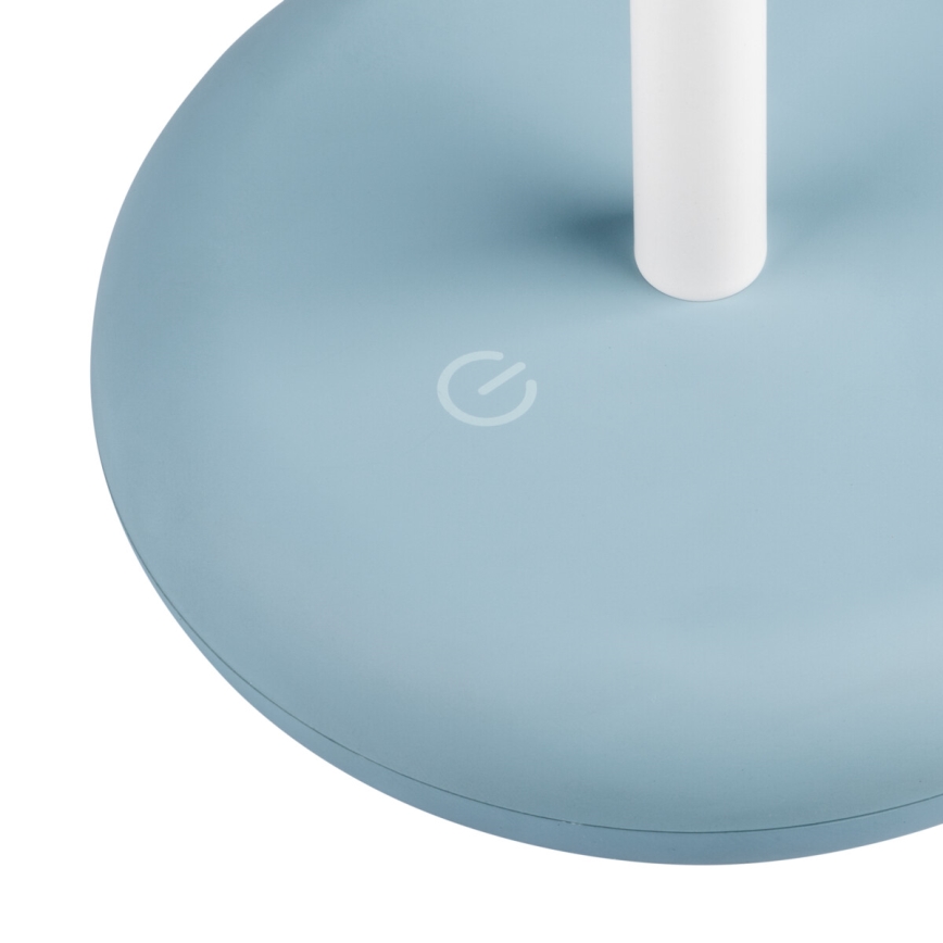 Kanlux 37312 - LED Ljusreglerad rechargeable lampa FLUXY LED/1,7W/1800 mAh IP44 blå