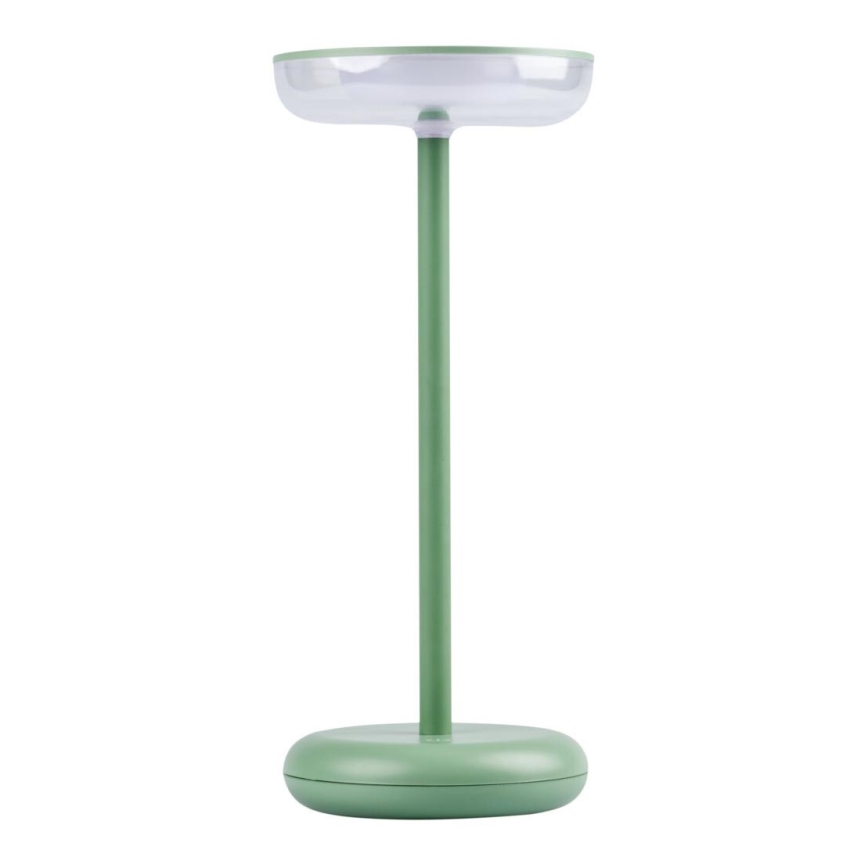 Kanlux 37313- LED Ljusreglerad rechargeable lampa FLUXY LED/1,7W/1800 mAh IP44 grön