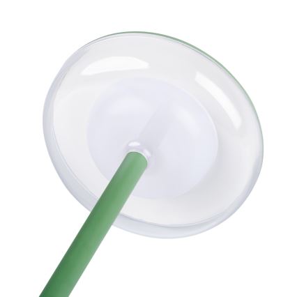 Kanlux 37313- LED Ljusreglerad rechargeable lampa FLUXY LED/1,7W/1800 mAh IP44 grön