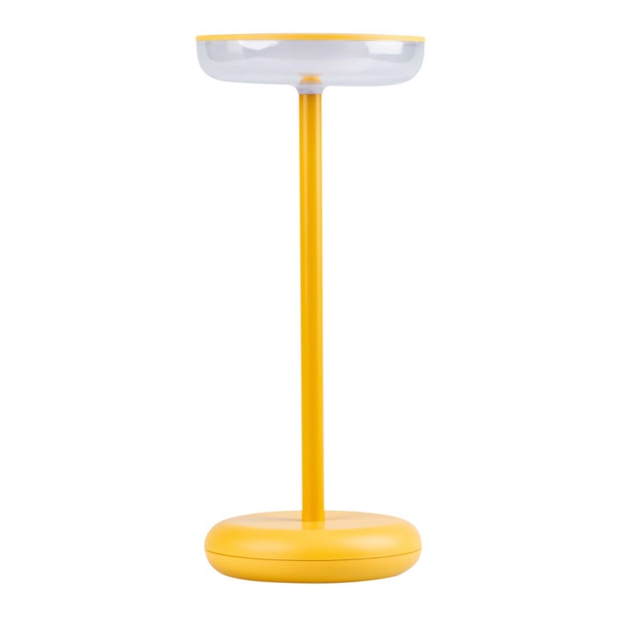 Kanlux 37314 - LED Ljusreglerad rechargeable lampa FLUXY LED/1,7W/1800 mAh IP44 gul