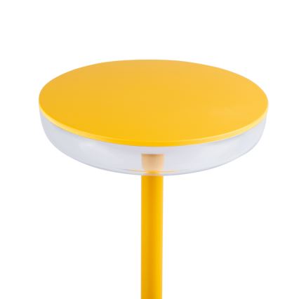 Kanlux 37314 - LED Ljusreglerad rechargeable lampa FLUXY LED/1,7W/1800 mAh IP44 gul