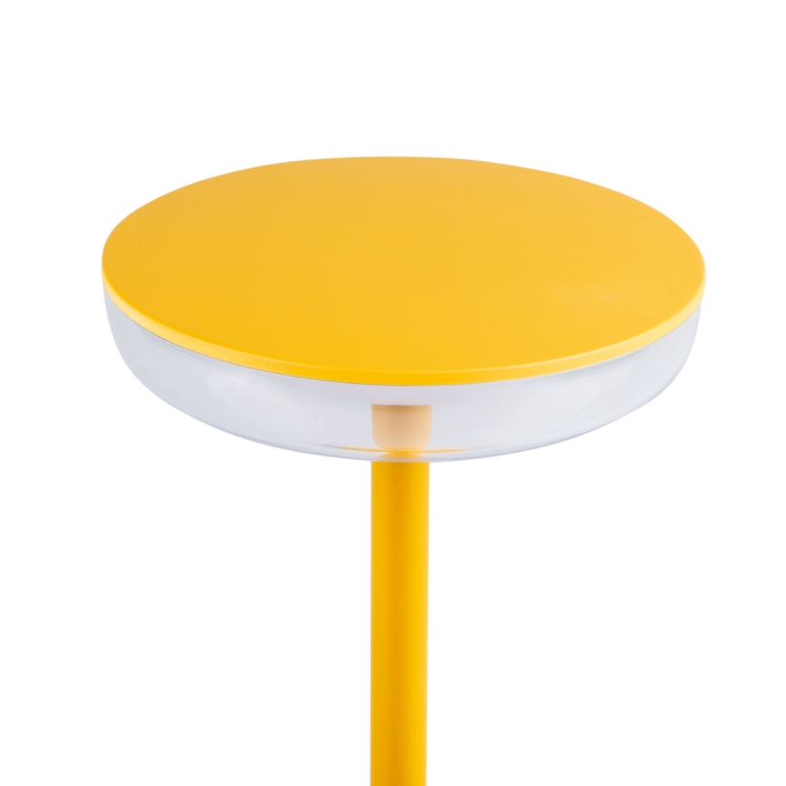Kanlux 37314 - LED Ljusreglerad rechargeable lampa FLUXY LED/1,7W/1800 mAh IP44 gul