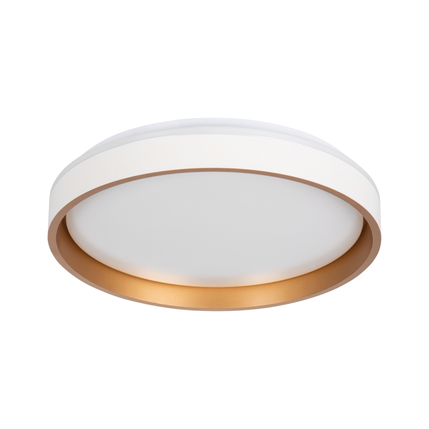 LED taklampa SOLN LED/17,5W/230V diameter 38 cm vit/guld