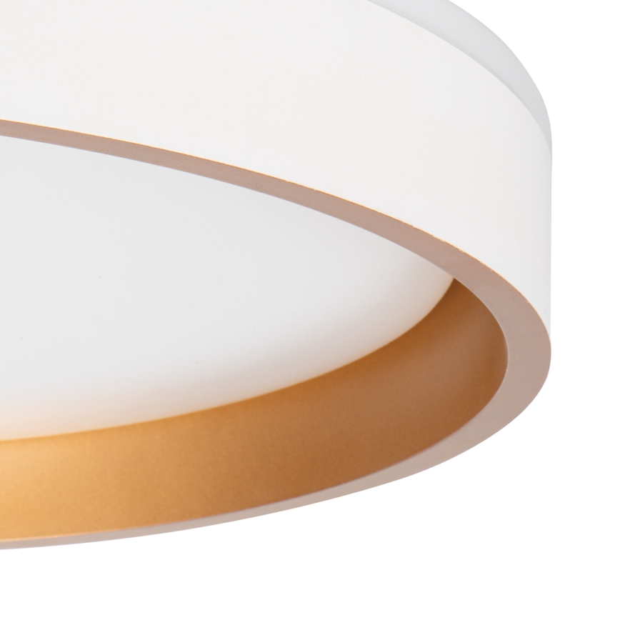 LED taklampa SOLN LED/17,5W/230V diameter 38 cm vit/guld