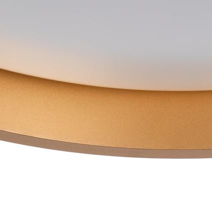 LED taklampa SOLN LED/17,5W/230V diameter 38 cm vit/guld