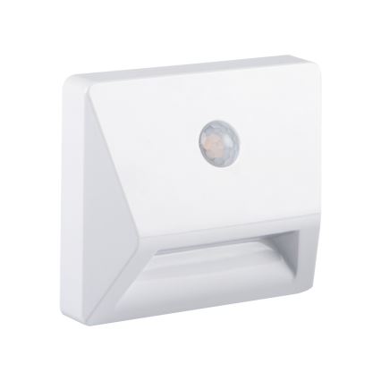 Kanlux 37392 - LED Inbyggd lampa med en rörelse- och skymningssensor IRS LED/0,3W/3xAAA IP54 vit