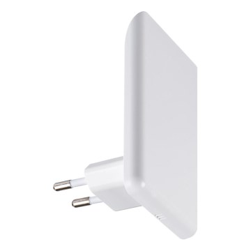 Kanlux 37394 - LED nattlampa med skymningssensor till ett uttag ORISA LED/0,28W/230V vit