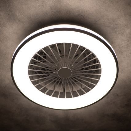 LED Dimbar taklampa med fläkt PLAVE LED/48W/230V 3000/4000/6500K + fjärrkontroll