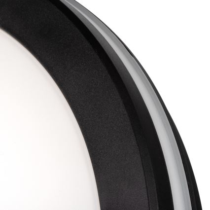 LED taklampa för utomhusbruk BENO ECO LED/30W/230V 3000/4000/6500K diameter 30 cm IP65 svart