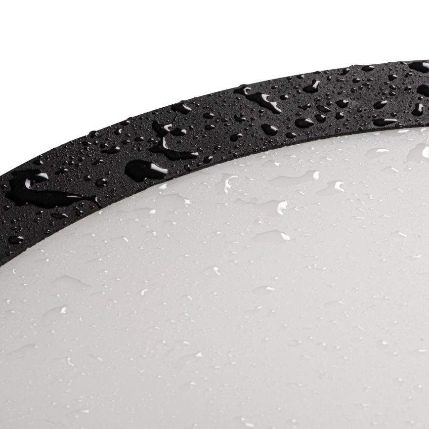 LED taklampa för utomhusbruk BENO ECO LED/30W/230V 3000/4000/6500K diameter 30 cm IP65 svart