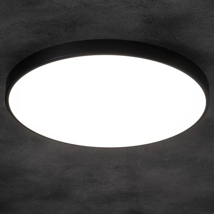 LED Dimbar taklampa PLAFON LED/20W/230V 3000-6500K Wi-Fi svart