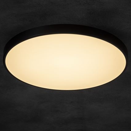 LED Dimbar taklampa PLAFON LED/20W/230V 3000-6500K Wi-Fi svart