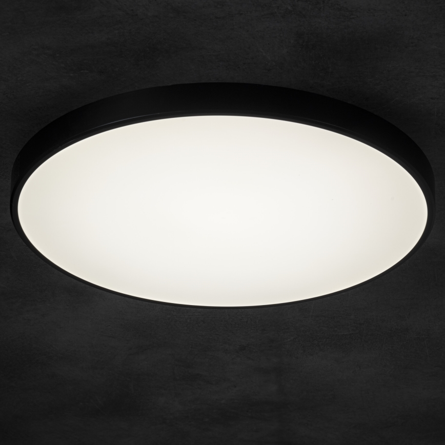 LED Dimbar taklampa PLAFON LED/20W/230V 3000-6500K Wi-Fi svart