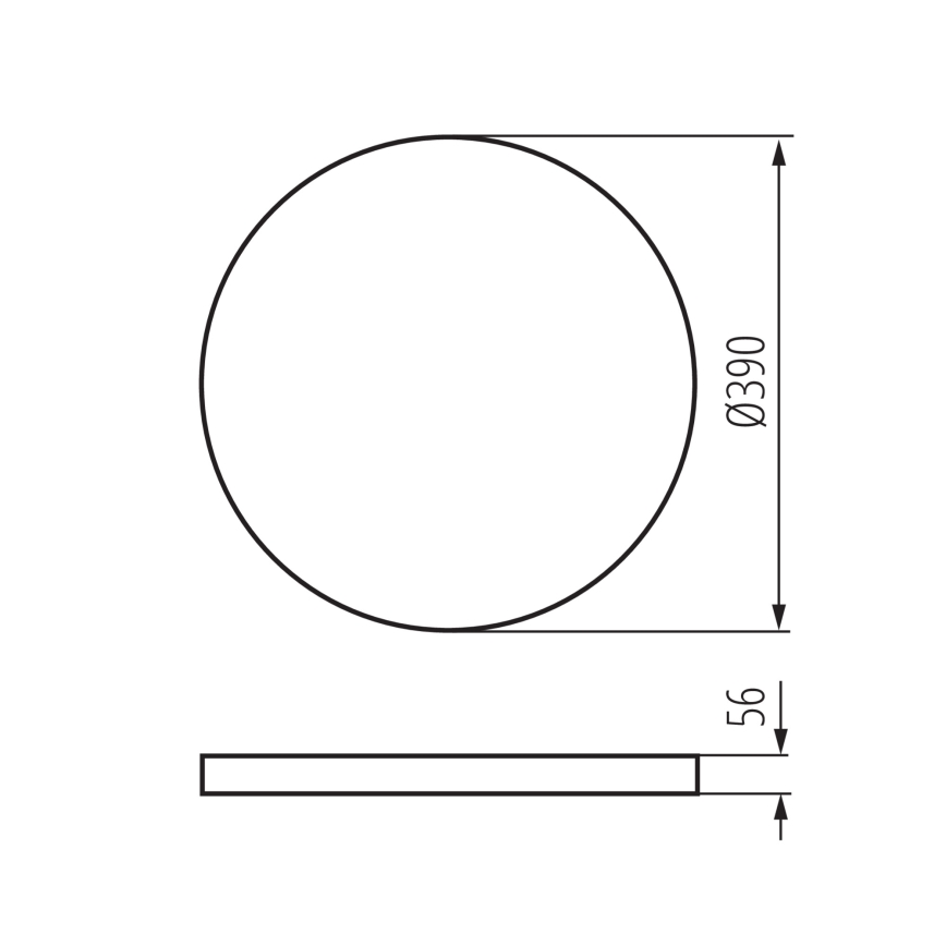 LED Dimbar taklampa PLAFON LED/20W/230V 3000-6500K Wi-Fi vit