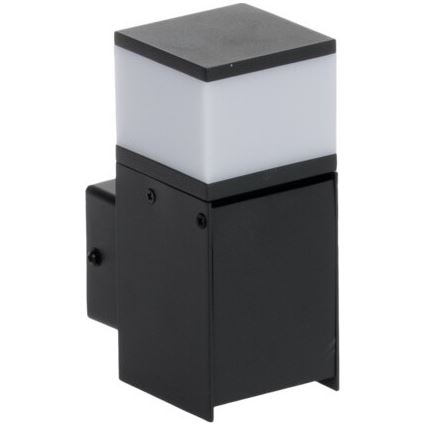 Vägglampa för utomhusbruk med uttag DASTEN 1xG9/11W/230V IP44 svart